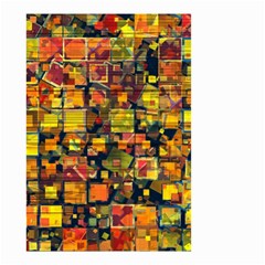 Color Abstract Artifact Pixel Small Garden Flag (two Sides) by Pakrebo