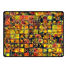 Color Abstract Artifact Pixel Double Sided Fleece Blanket (small)  by Pakrebo