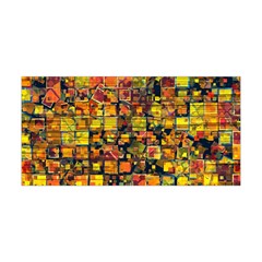 Color Abstract Artifact Pixel Yoga Headband by Pakrebo