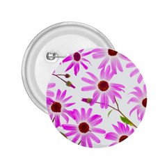 Pink Purple Daisies Design Flowers 2 25  Buttons by Pakrebo