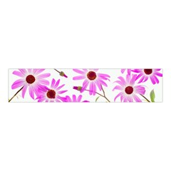 Pink Purple Daisies Design Flowers Velvet Scrunchie by Pakrebo