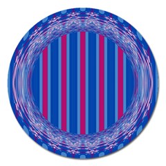 Digital Art Art Artwork Abstract Pattern Magnet 5  (round) by Pakrebo