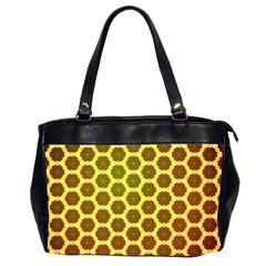 Digital Art Art Artwork Abstract Yellow Oversize Office Handbag (2 Sides) by Pakrebo