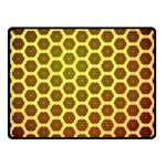 Digital Art Art Artwork Abstract Yellow Double Sided Fleece Blanket (Small)  45 x34  Blanket Front