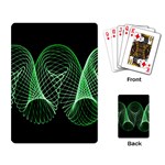 Abstract Desktop Background Green Playing Cards Single Design (Rectangle) Back