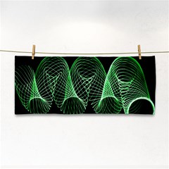 Abstract Desktop Background Green Hand Towel by Pakrebo