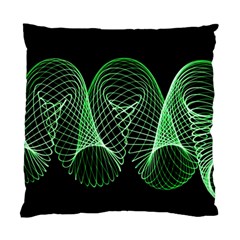 Abstract Desktop Background Green Standard Cushion Case (two Sides) by Pakrebo