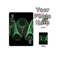 Abstract Desktop Background Green Playing Cards 54 Designs (mini) by Pakrebo