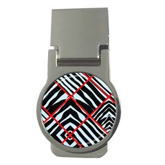 Model Abstract Texture Geometric Money Clips (round) 