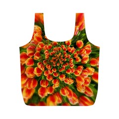 Tulips Arrangement Many Blossom Full Print Recycle Bag (m) by Pakrebo