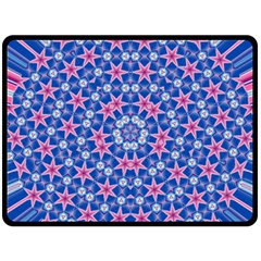 Digital Art Art Artwork Abstract Star Double Sided Fleece Blanket (Large) 