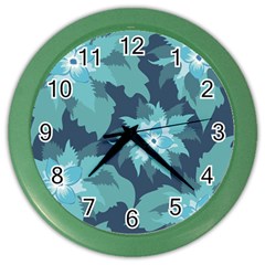 Graphic Design Wallpaper Abstract Color Wall Clock