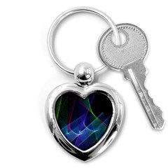 Abstract Desktop Background Key Chain (Heart)