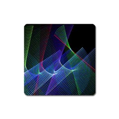 Abstract Desktop Background Square Magnet