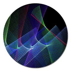 Abstract Desktop Background Magnet 5  (Round)