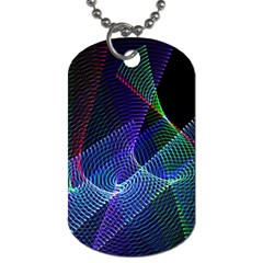 Abstract Desktop Background Dog Tag (One Side)