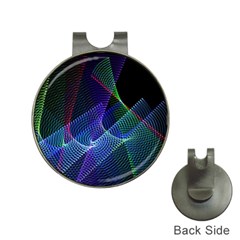 Abstract Desktop Background Hat Clips with Golf Markers