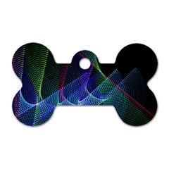 Abstract Desktop Background Dog Tag Bone (One Side)