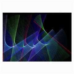 Abstract Desktop Background Large Glasses Cloth (2 Sides)