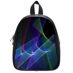 Abstract Desktop Background School Bag (Small)