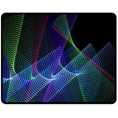 Abstract Desktop Background Fleece Blanket (Medium) 