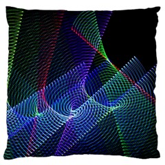 Abstract Desktop Background Large Cushion Case (one Side) by Pakrebo