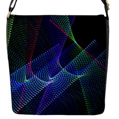 Abstract Desktop Background Flap Closure Messenger Bag (S)