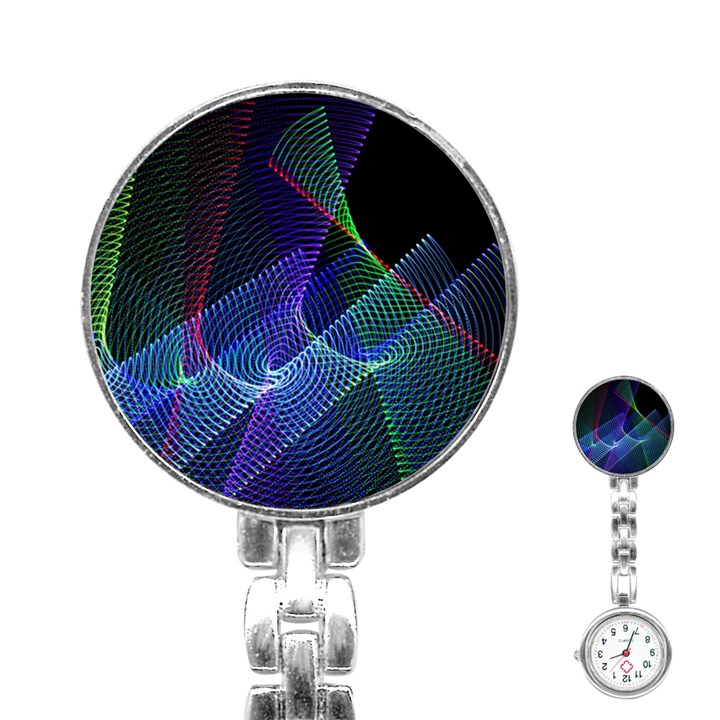 Abstract Desktop Background Stainless Steel Nurses Watch