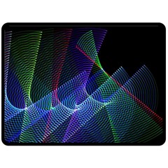 Abstract Desktop Background Double Sided Fleece Blanket (Large) 