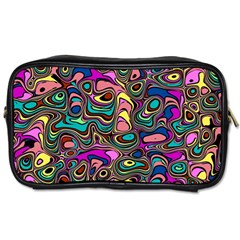 Bending Turn Distort Wave Modern Toiletries Bag (Two Sides)