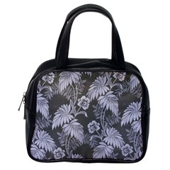 Ornament Flowers Leaf Classic Handbag (one Side) by Pakrebo