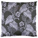 Ornament Flowers Leaf Large Flano Cushion Case (One Side) Front