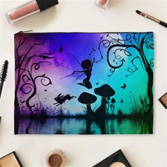 Cute Fairy Dancing In The Night Cosmetic Bag (xl) by FantasyWorld7