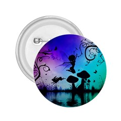 Cute Fairy Dancing In The Night 2 25  Buttons by FantasyWorld7