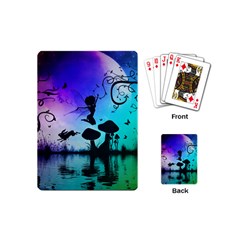 Cute Fairy Dancing In The Night Playing Cards Single Design (mini) by FantasyWorld7