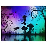 Cute Fairy Dancing In The Night Double Sided Flano Blanket (Medium)  60 x50  Blanket Front