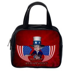 Happy 4th Of July Classic Handbag (one Side) by FantasyWorld7