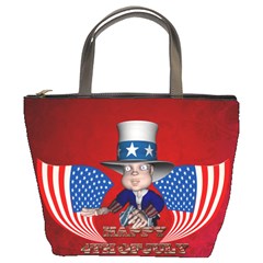 Happy 4th Of July Bucket Bag by FantasyWorld7