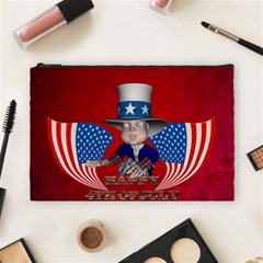 Happy 4th Of July Cosmetic Bag (large) by FantasyWorld7