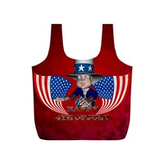 Happy 4th Of July Full Print Recycle Bag (s) by FantasyWorld7