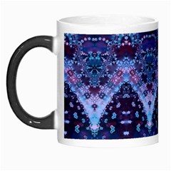 Blue Elegance Elaborate Fractal Fashion Morph Mugs