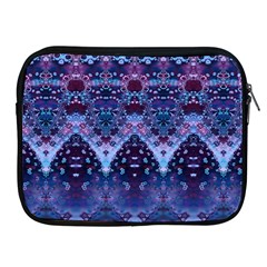 Blue Elegance Elaborate Fractal Fashion Apple Ipad 2/3/4 Zipper Cases