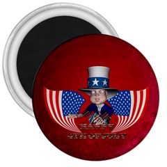 Happy 4th Of July 3  Magnets by FantasyWorld7