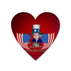 Happy 4th Of July Heart Magnet by FantasyWorld7