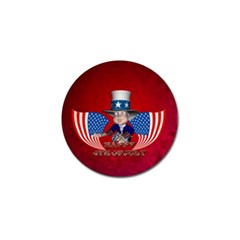 Happy 4th Of July Golf Ball Marker by FantasyWorld7