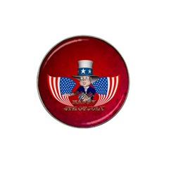 Happy 4th Of July Hat Clip Ball Marker by FantasyWorld7