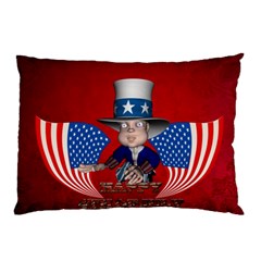 Happy 4th Of July Pillow Case (two Sides) by FantasyWorld7