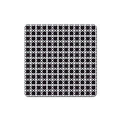 Purple Pattern Texture Square Magnet by HermanTelo