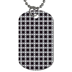 Purple Pattern Texture Dog Tag (two Sides)