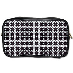 Purple Pattern Texture Toiletries Bag (one Side)